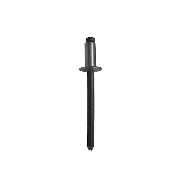 Blind Rivet, Dome Head, 0.078 in Dia., 0.421 in L, Aluminum Body, 1000 PK